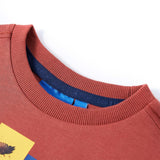 VidaXL Chemise enfant à manches longues 116 couleur henné