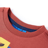 VidaXL Chemise enfant à manches longues 128 couleur henné