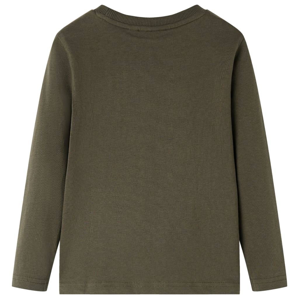 VidaXL Chemise enfant à manches longues 92 kaki