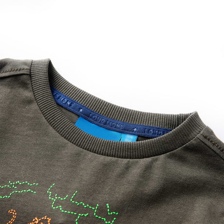VidaXL Chemise enfant à manches longues 104 kaki