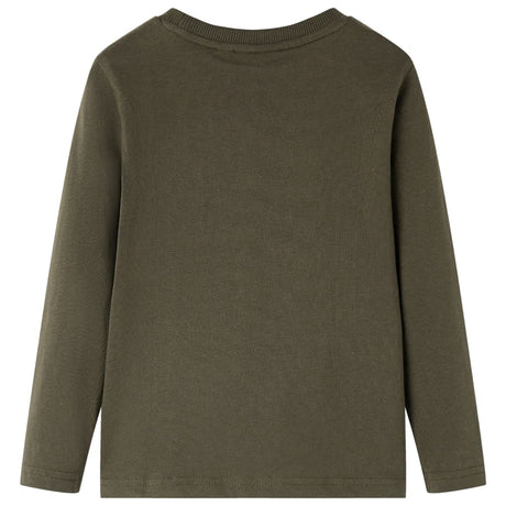 VidaXL Chemise enfant à manches longues 128 kaki