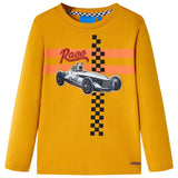 VidaXL Chemise enfant à manches longues 92 ocre
