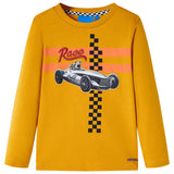 VidaXL Chemise enfant à manches longues 104 ocre