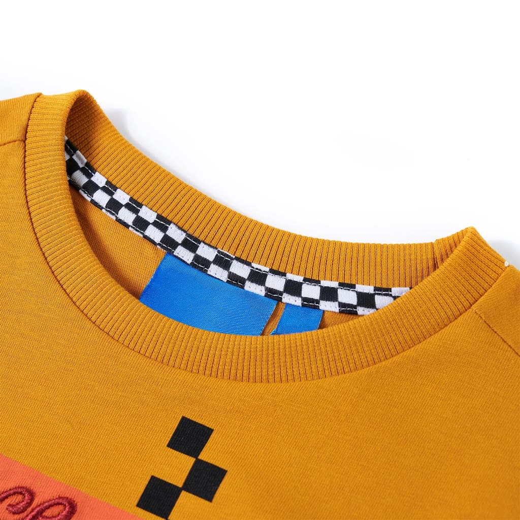 VidaXL Chemise enfant à manches longues 116 ocre
