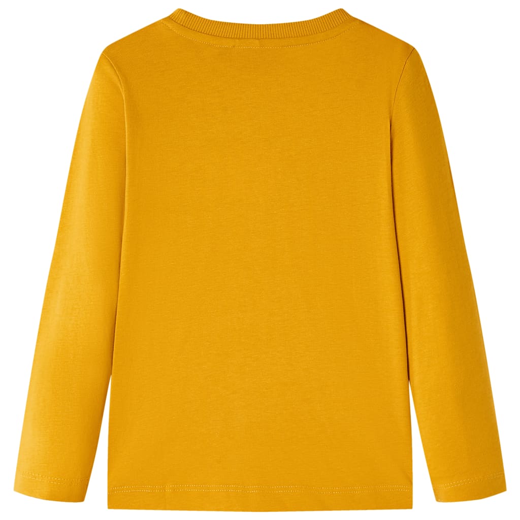 VidaXL Chemise enfant à manches longues 140 ocre