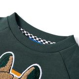 VidaXL Pull enfant 116 vert foncé