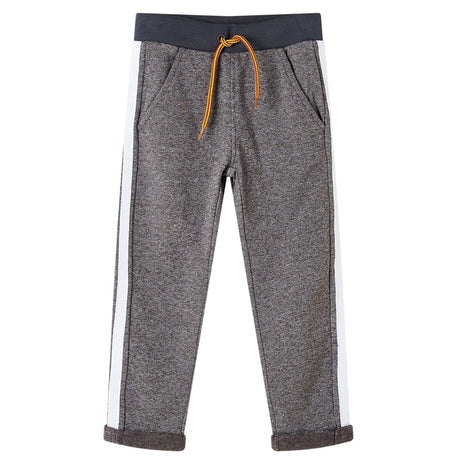 VidaXL Pantalon de jogging pour enfants 116 gris foncé mélangé