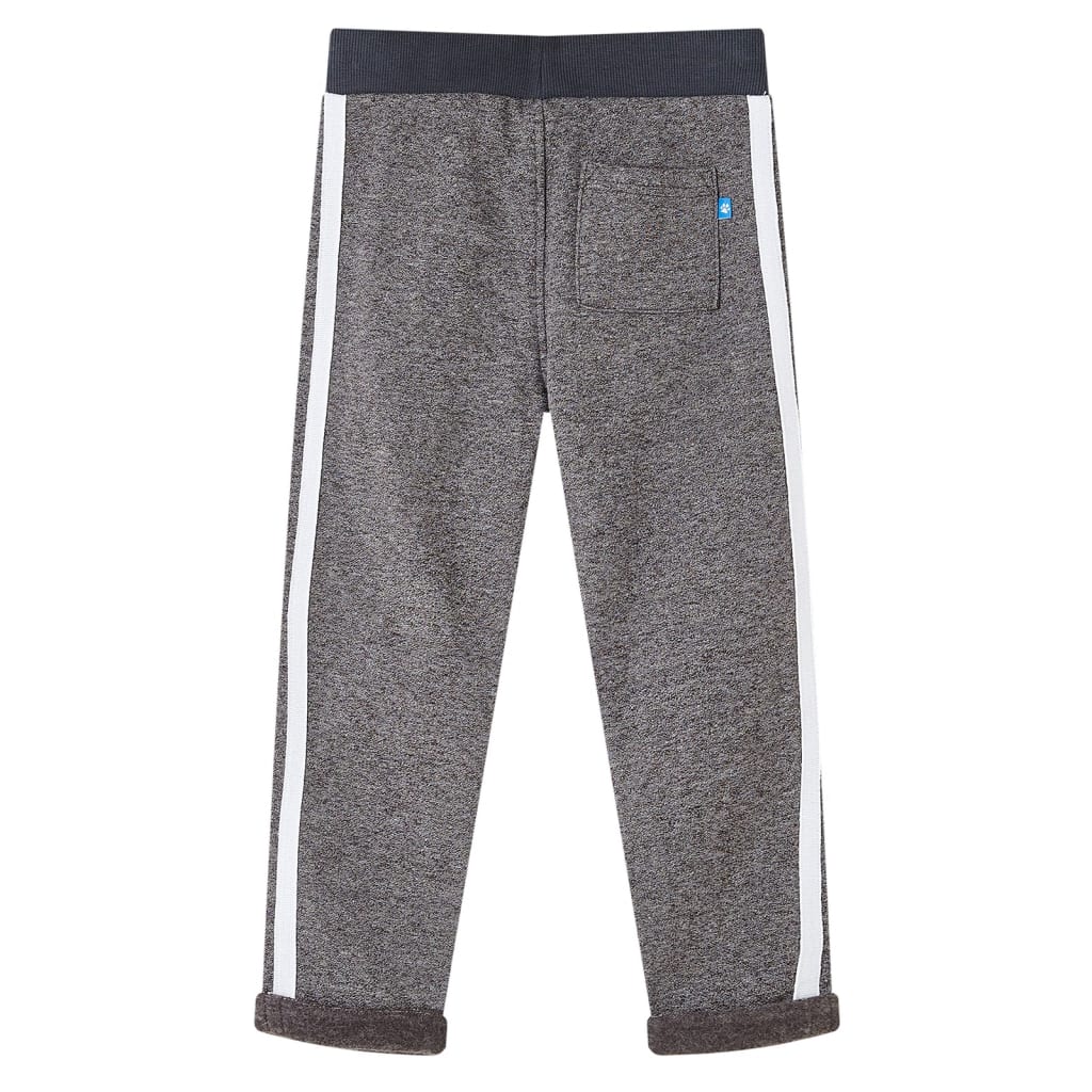 VidaXL Pantalon de jogging pour enfants 116 gris foncé mélangé