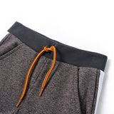 VidaXL Pantalon de jogging pour enfants 128 gris foncé mélangé
