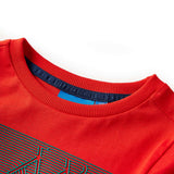 VidaXL Chemise enfant à manches longues 140 rouge