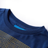 VidaXL Chemise enfant à manches longues 92 bleu marine