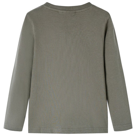 VidaXL Chemise enfant à manches longues 104 kaki
