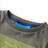 VidaXL Chemise enfant à manches longues 116 kaki