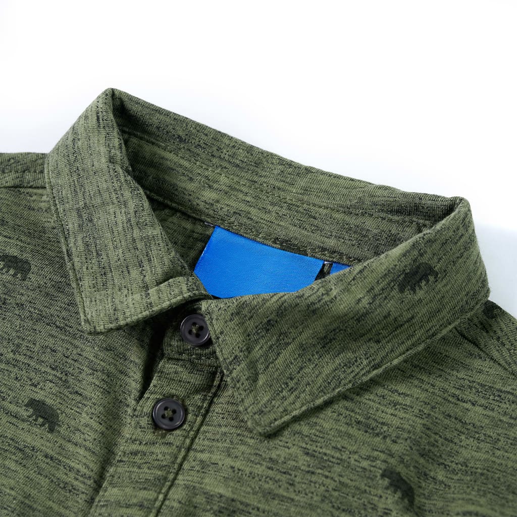 VidaXL Chemise enfant 104 kaki mélangé