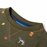 VidaXL Pull enfant 92 kaki