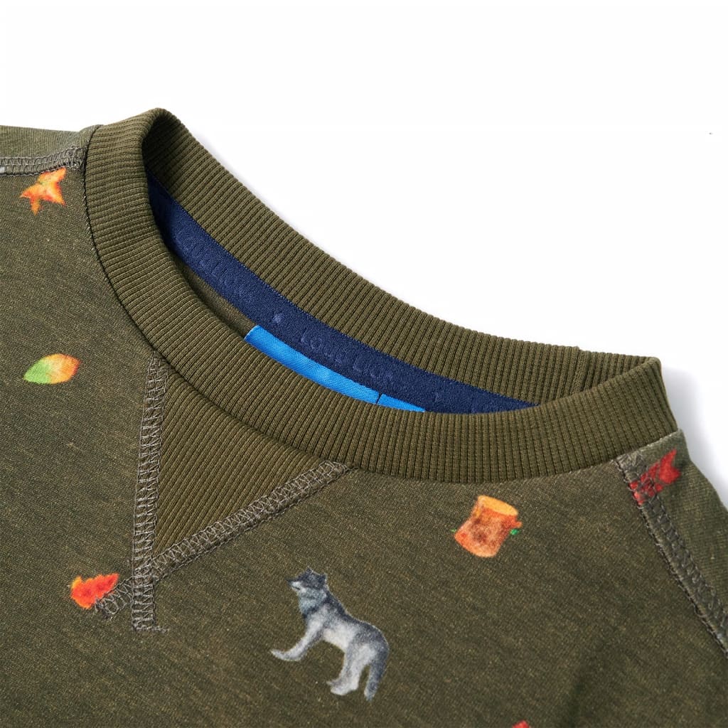 VidaXL Pull enfant 128 kaki
