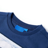 VidaXL Chemise enfant à manches longues 104 jeans bleu