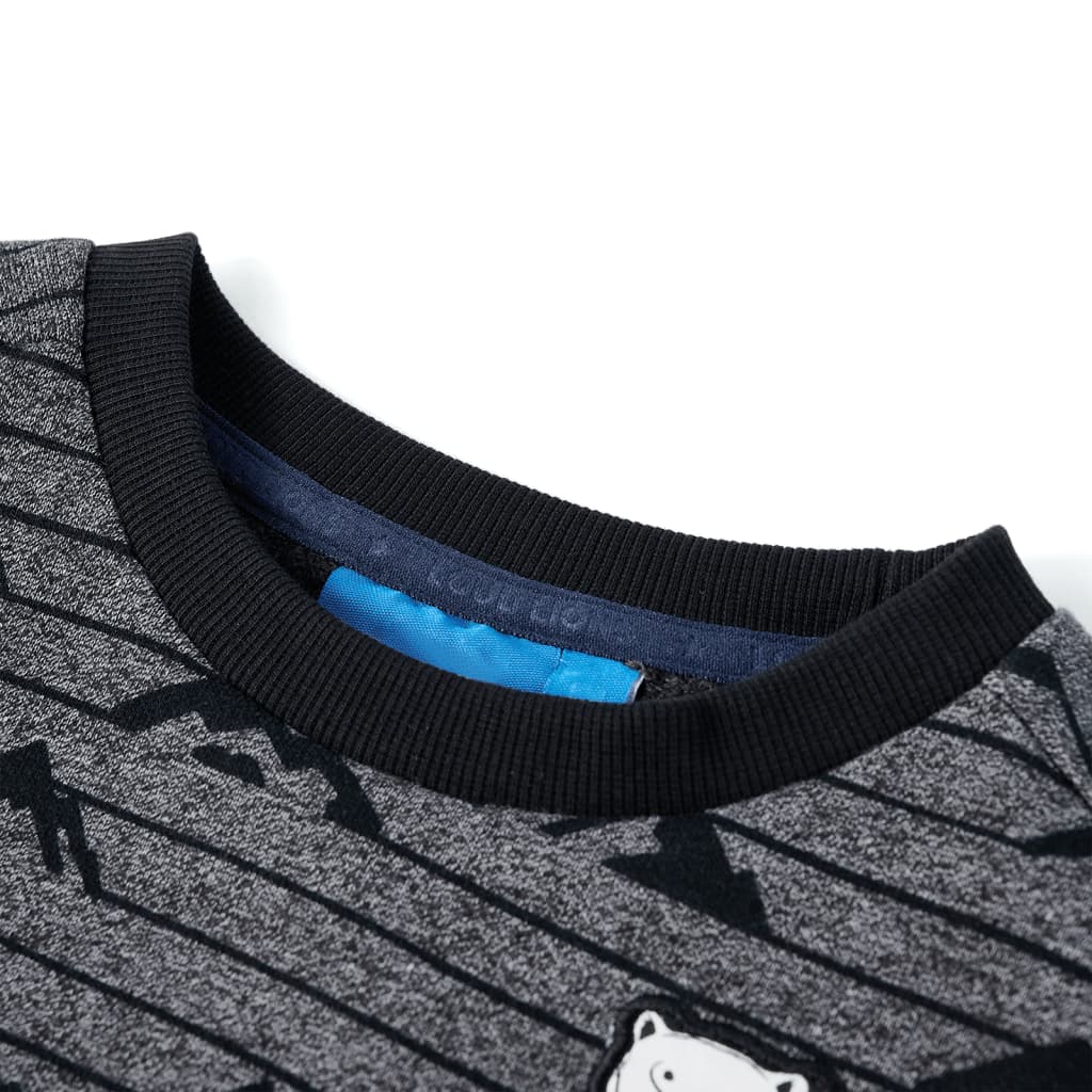 VidaXL Pull enfant 92 bleu marine mélangé
