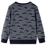 VidaXL Pull enfant 116 bleu marine mixte