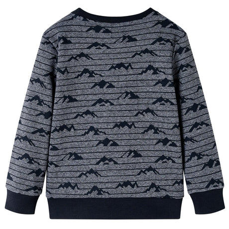 VidaXL Pull enfant 116 bleu marine mixte