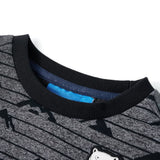 VidaXL Pull enfant 116 bleu marine mixte