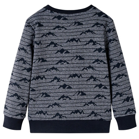 VidaXL Pull enfant 128 bleu marine mixte