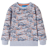 VidaXL Pull enfant 104 gris mélangé