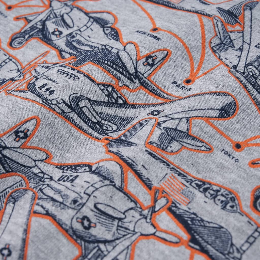 VidaXL Pull enfant 104 gris mélangé