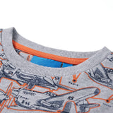 VidaXL Kindertrui 140 gris mélangés