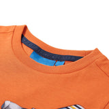 VidaXL Chemise enfant à manches longues 116 orange foncé