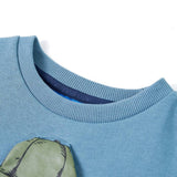 VidaXL Kindertrui 92 bleu moyen