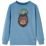 VidaXL Kindertrui 116 bleu moyen