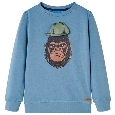 VidaXL Kindertrui 128 bleu moyen