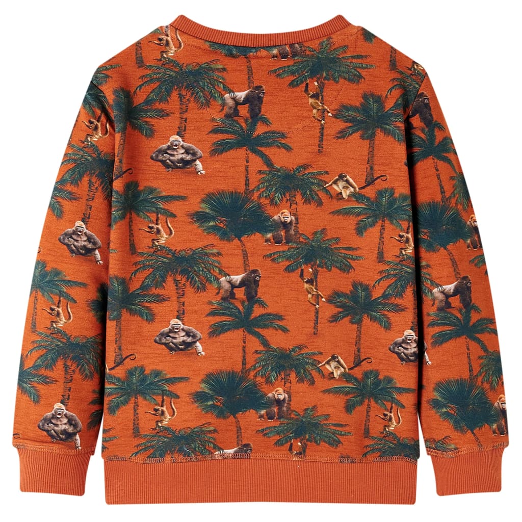VidaXL Pull enfant 92 couleur rouille clair