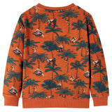 VidaXL Pull enfant 104 couleur rouille clair