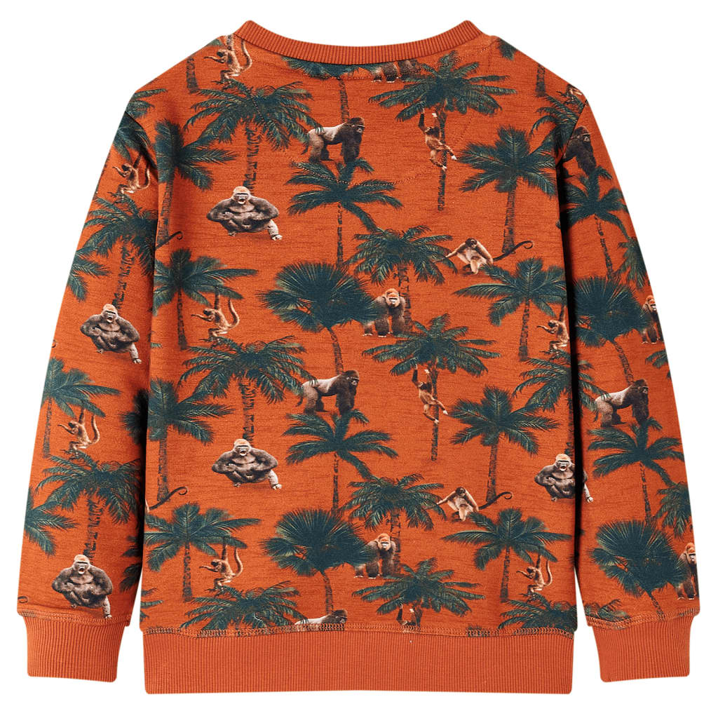 VidaXL Pull enfant 116 couleur rouille clair