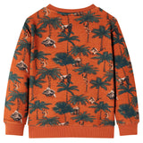 VidaXL Pull enfant 128 couleur rouille clair