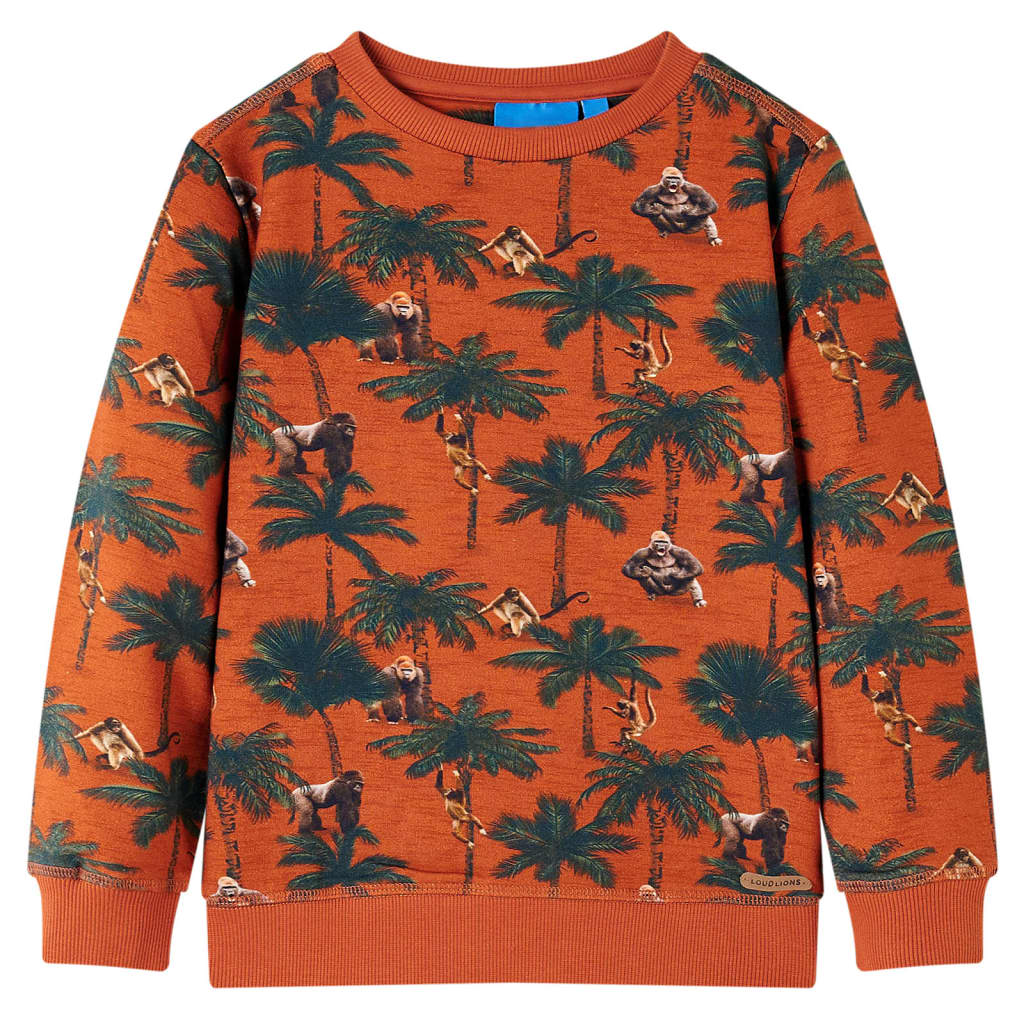 VidaXL Pull enfant 140 couleur rouille clair
