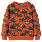 VidaXL Pull enfant 140 couleur rouille clair