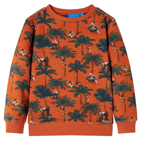 VidaXL Pull enfant 140 couleur rouille clair
