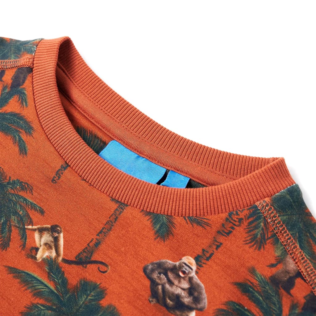 VidaXL Pull enfant 140 couleur rouille clair