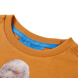VidaXL Chemise enfant à manches longues 140 ocre foncé foncé