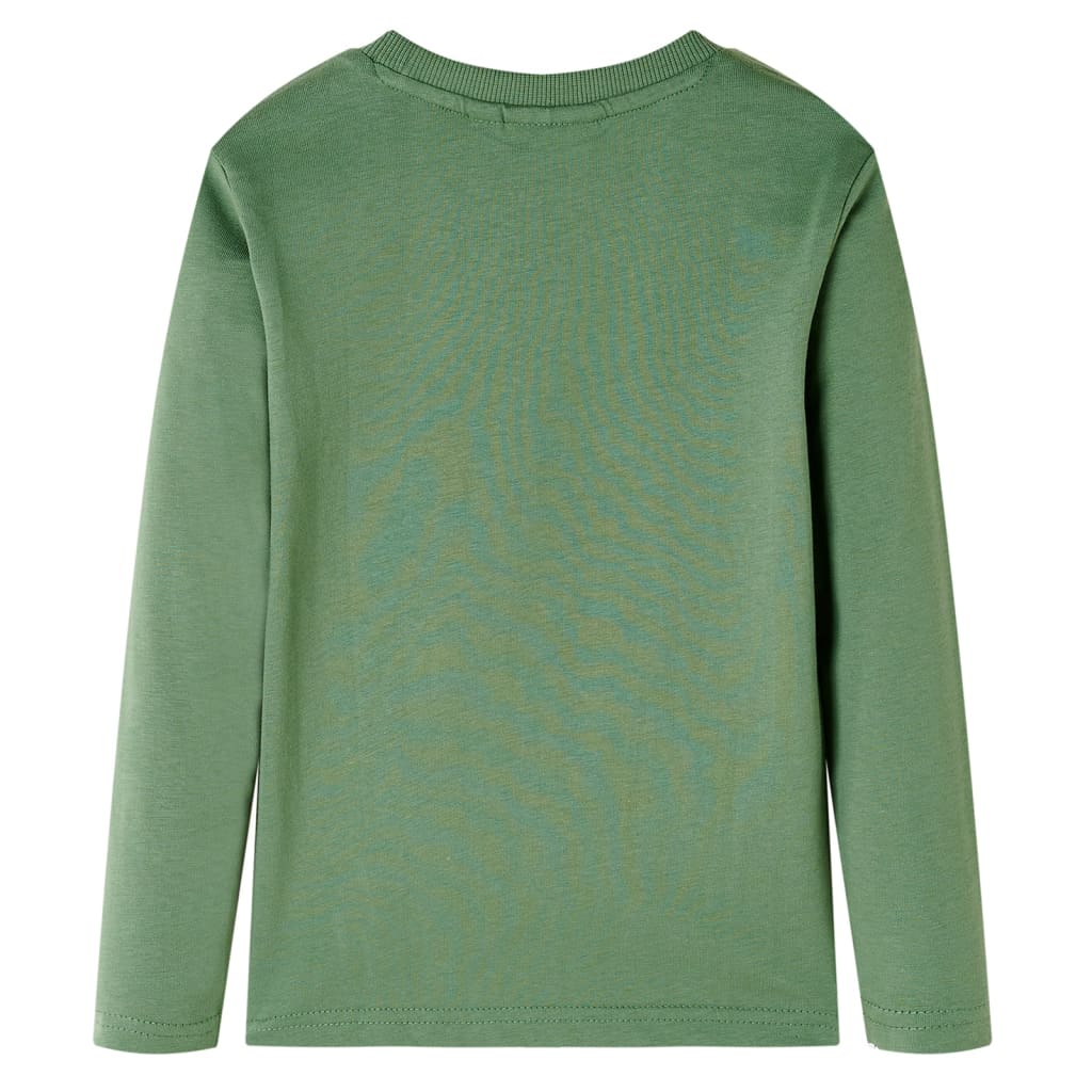 VidaXL Chemise enfant à manches longues 92 kaki clair