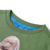 VidaXL Chemise enfant à manches longues 92 kaki clair