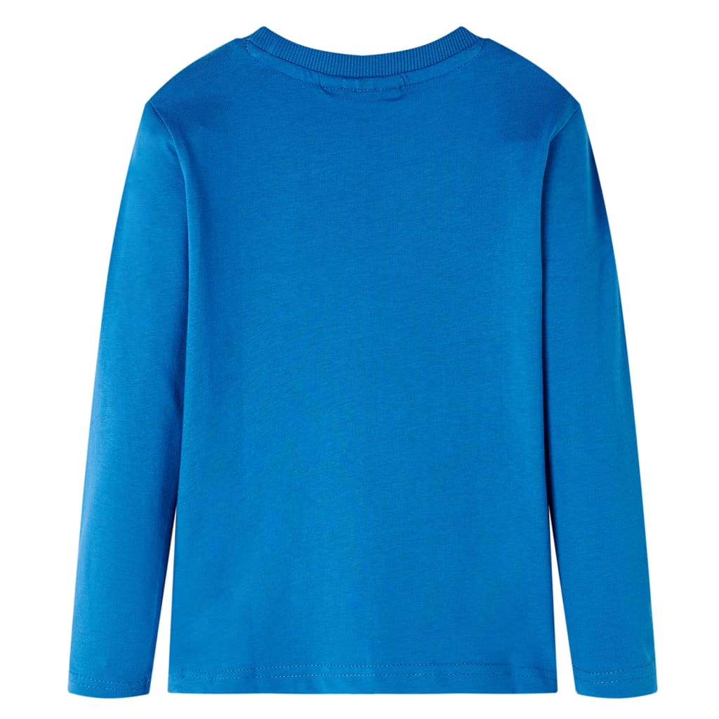 VidaXL Chemise enfant à manches longues 128 pétrole