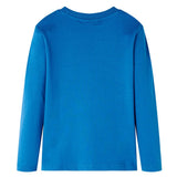 VidaXL Chemise enfant à manches longues 128 pétrole