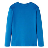 VidaXL Chemise enfant à manches longues 140 pétrole