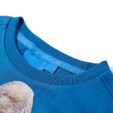 VidaXL Chemise enfant à manches longues 140 pétrole