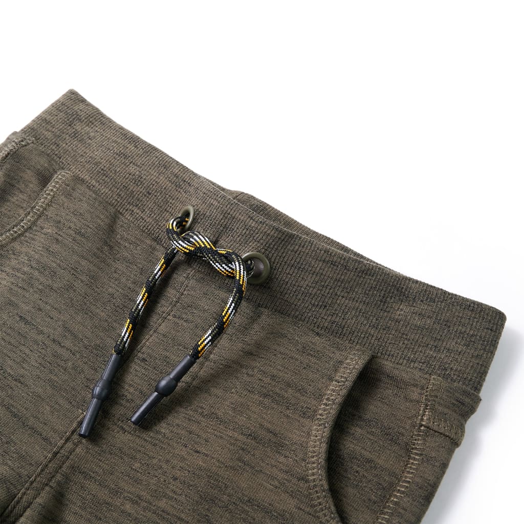 VidaXL pantalon de survêtement pour enfants 116 kaki foncé mélangé