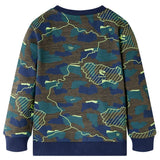 VidaXL Chemise enfant 92 kaki foncé mélangé
